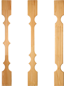 Фото деревянной лестницы: цена балясины из дерева